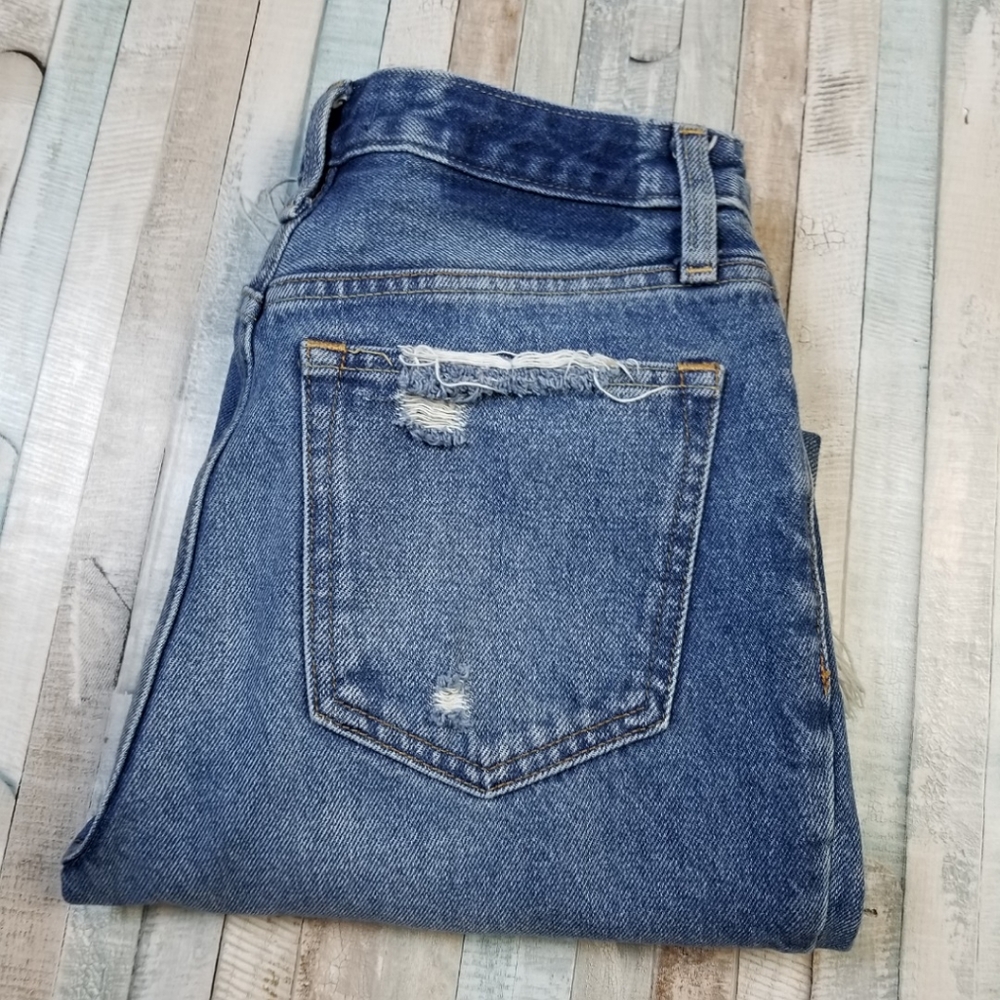 Abercrombie & Fitch Annie High Rise Girlfriend Jeans